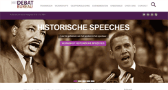 Desktop Screenshot of hetdebatbureau.nl